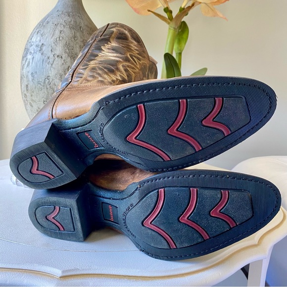 Laredo Mens Breakout 12” Leather Western Cowboy Boots 11.5D Rust Brown - Picture 9 of 14